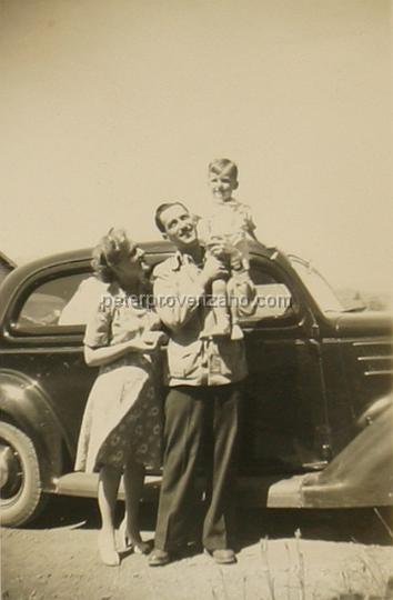 Peter Provenzano Photo Album Image_copy_179.jpg - Fay and Peter Provenzano holding Leslie Tonkin. California, summer of 1942.